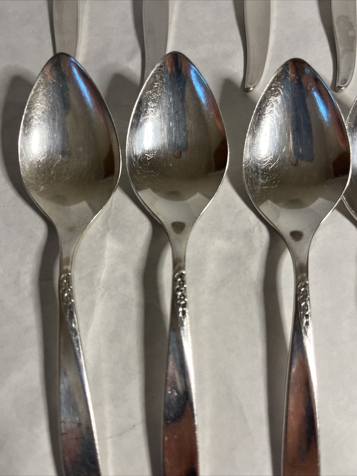 Oneida Community Silverplate Flatware Winsome 10 Teaspoons