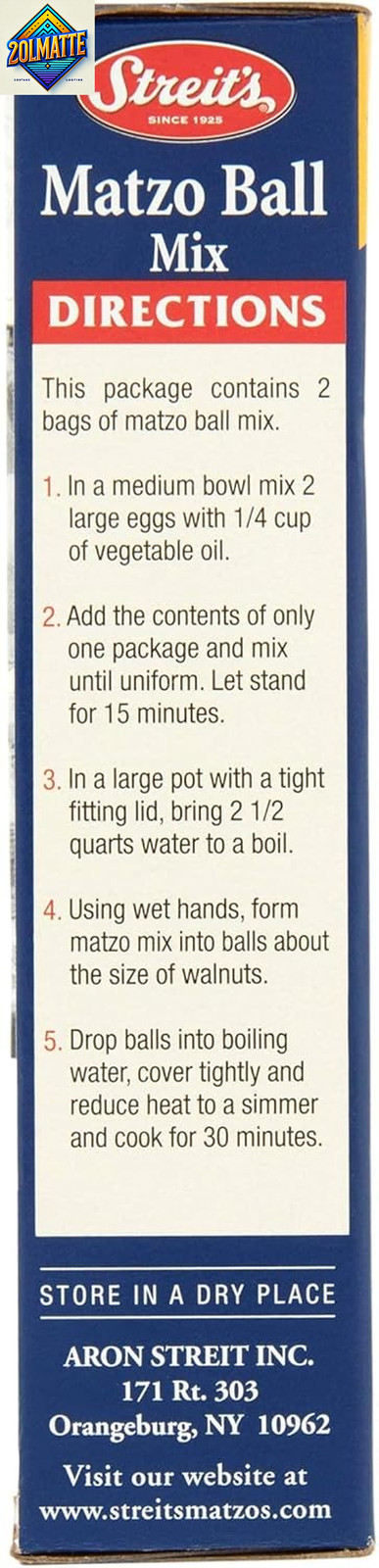 Matzo Ball Mix Kosher for Passover 4.5-Ounce (2-Pack)
