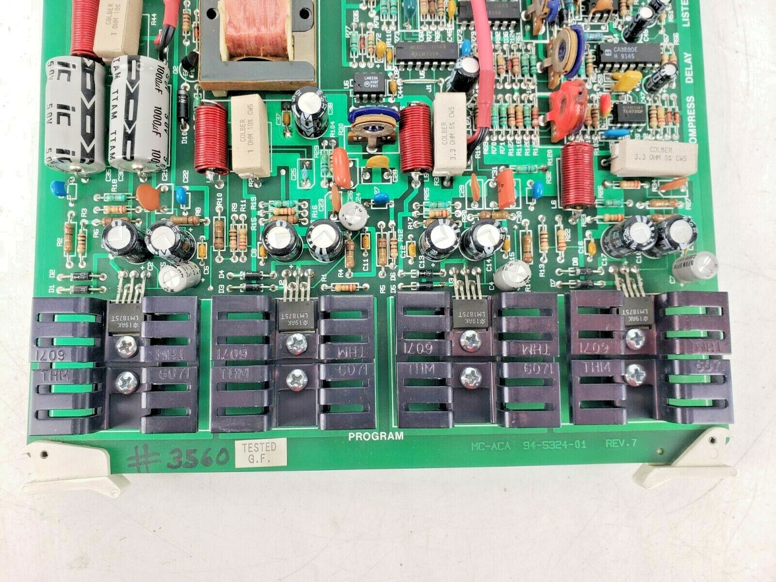 Bogen Multicom 2000 Analog Card MCACA Intercom System Used AS IS MCACB #1