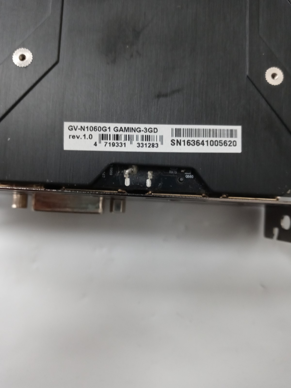 Gigabyte GV N1060G1 gaming 3GD