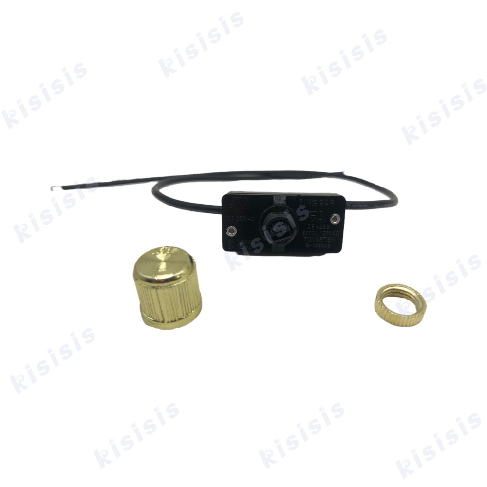 NEW 500W  ZE-256 Rotary Dimmer Light Lamp Switch Brass 1-2-3 Gear
