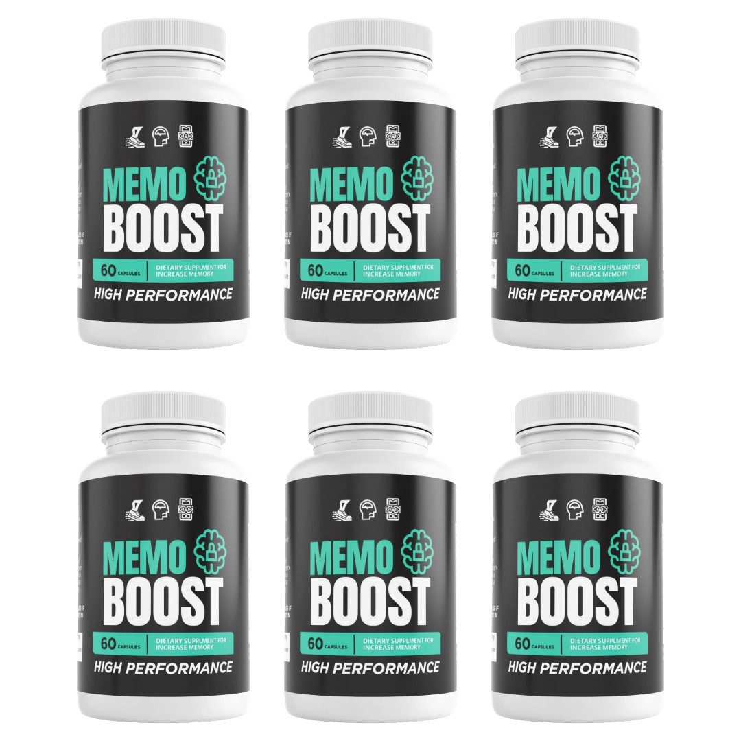 Memo Boost Mind Memory Health Support Dietary Supplement 60 Capsules Bundle of 6
