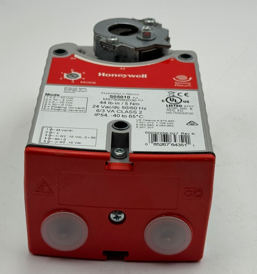 HONEYWELL S05010-Direct Coupled Actuator