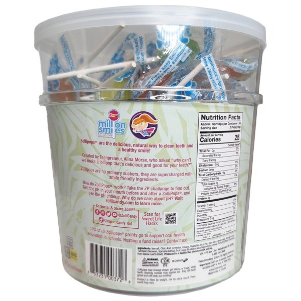 Pops Tropical Sugar Free Lollipops Candy - 16ct