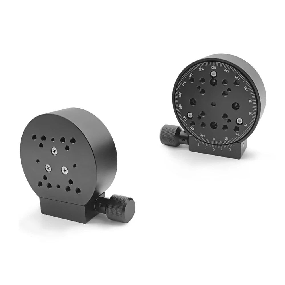 Manual Rotary Stage R Axis 360 Degree Rotating Platform Angle Adjustment 100MM
