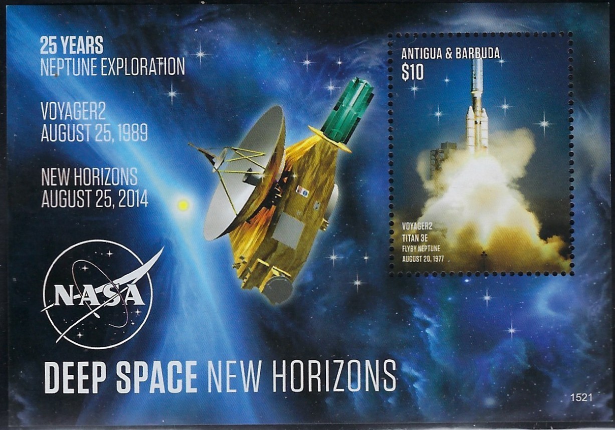 Antigua & Barbuda -  MNH Space  Souvenir Sheet cv $7.50.................61A..111