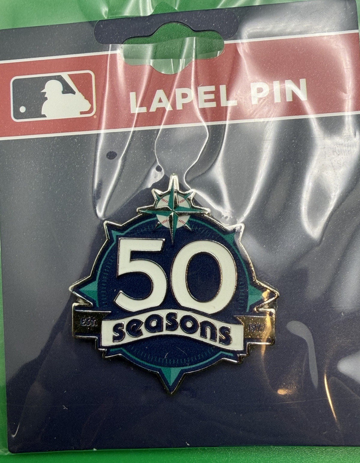 Seattle Mariners - 50 Seasons Pin 2026 - NEW