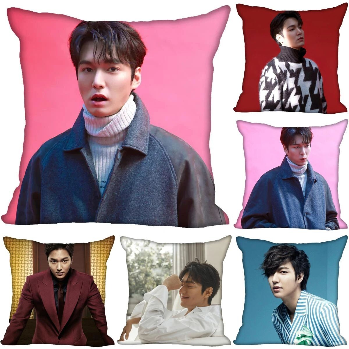 Lee Minho Pillow Case Christmas Gift Boys Over Flowers Gu Jun Pyo Photo Bedding