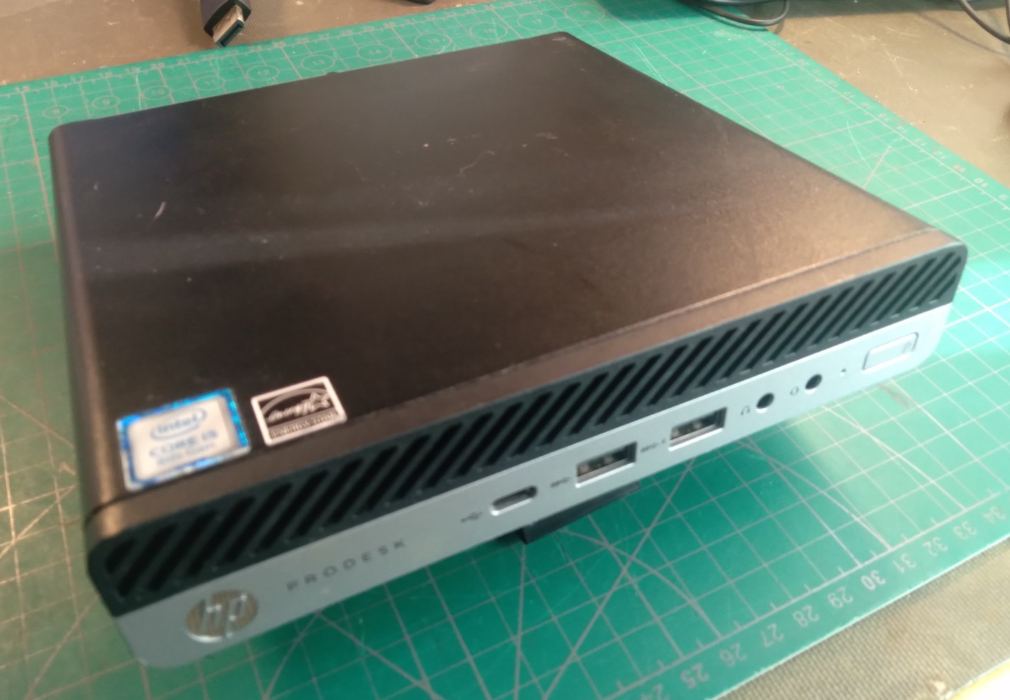 HP ProDesk 600 G4 Mini i5-8500T, 2.1GHz, 6 cores, 8GB RAM, 500GB HD, Mint 22.3