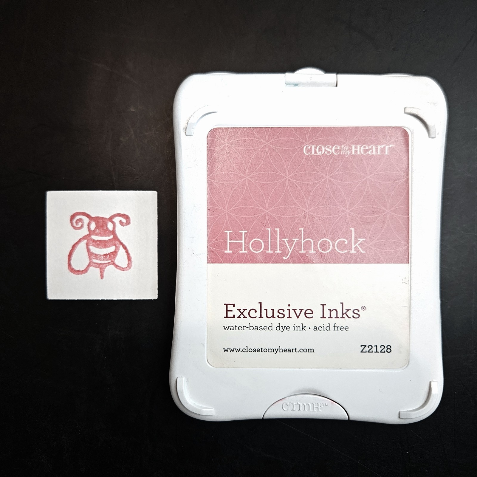 HOLLYHOCK PINK Dye Ink Pad Close To My Heart Exclusive Ink CTMH Stamping gt4
