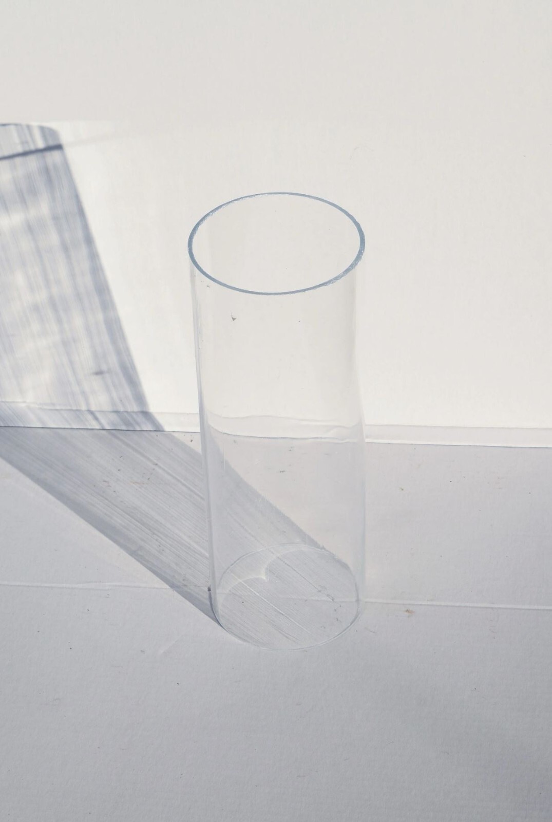 Acrylic tube 4" in diameter OD with 1/8" thick wall CUSTOM CUT