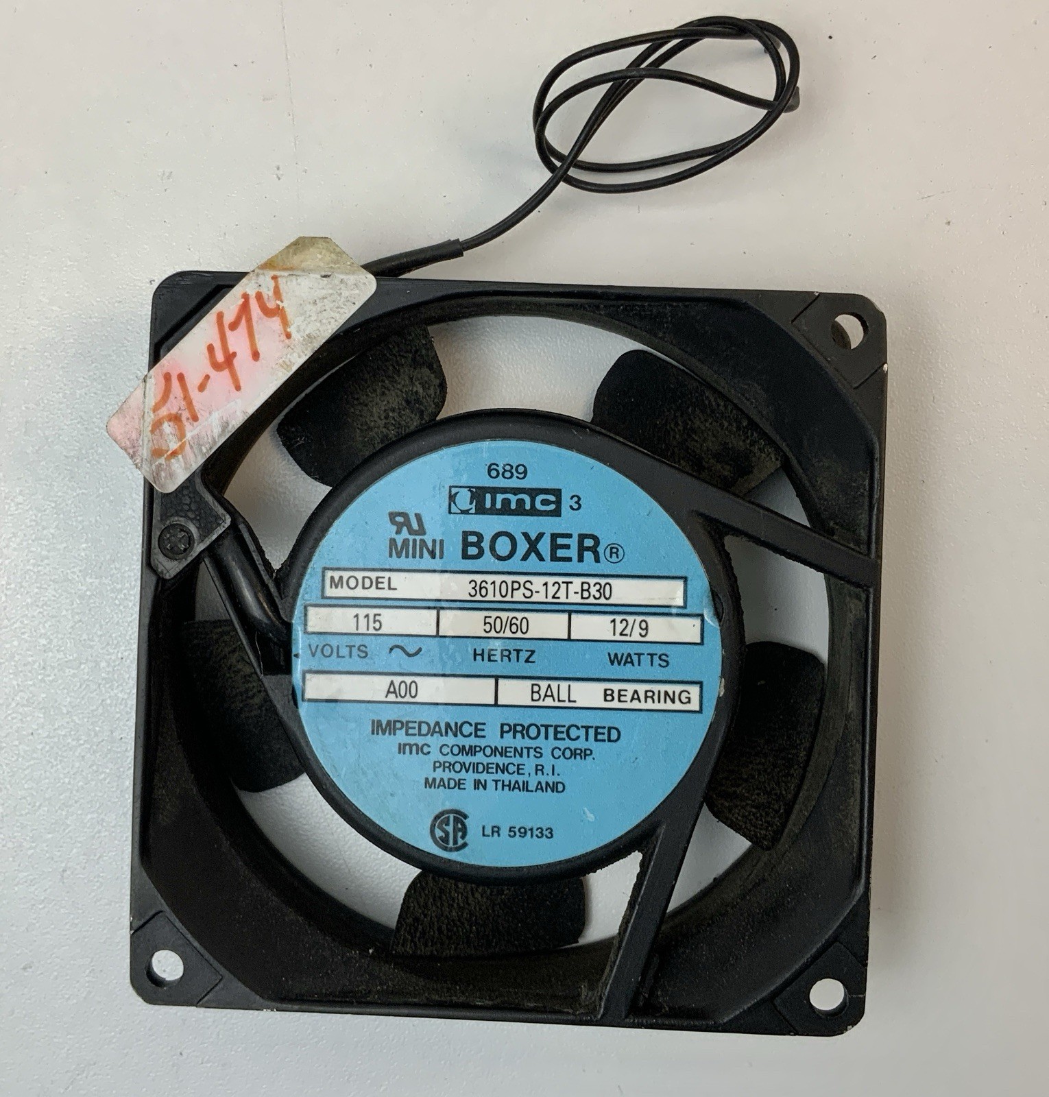 IMC Mini Boxer Fan 3610PS-12T-B30 *FREE & FAST SHIPPING*