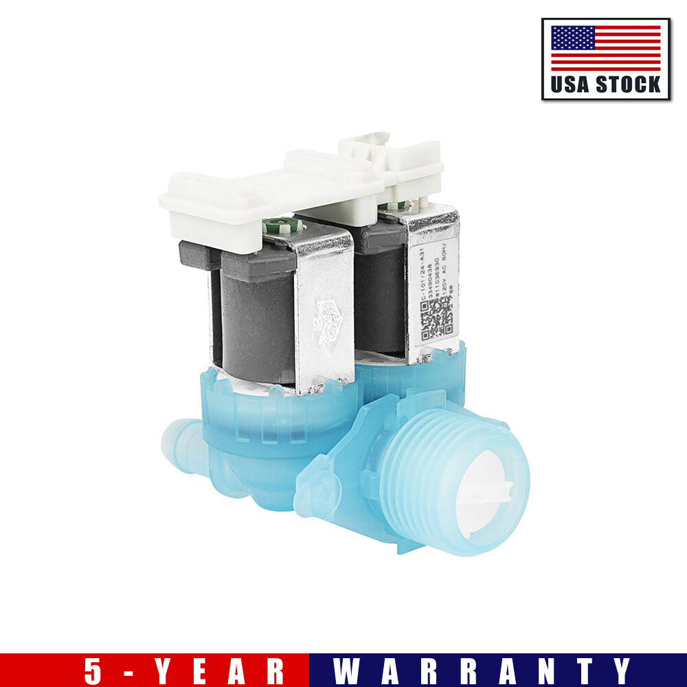 W11036930 Washer Water Inlet Solenoid Valve fit Whirlpool W11688995 W11316256