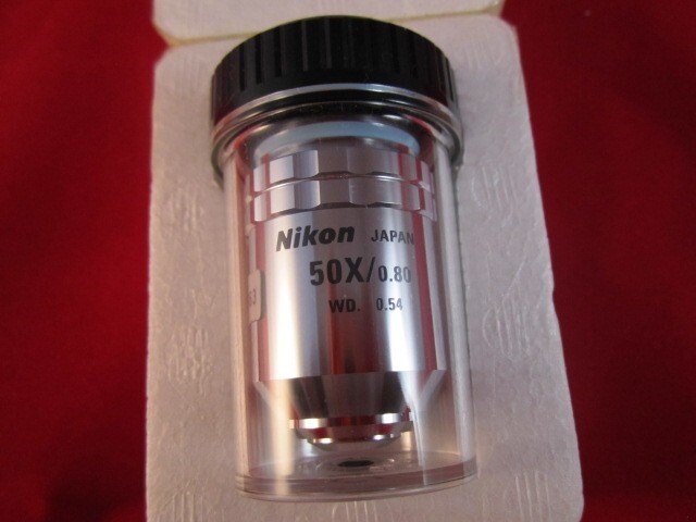 Nikon CF Plan EPI 50x DIC Objective, na 0.8  WD 0.54, Infinity Corrected,NEW