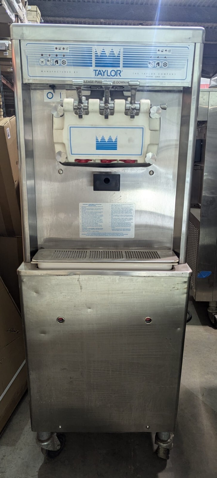 Taylor 791-33 Soft serve Ice cream machine Year 2013 Water Cool