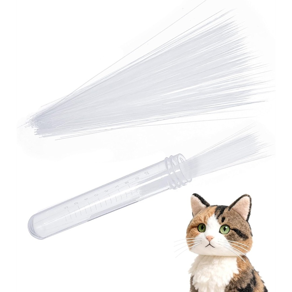 300PCS Simulated Animal Whiskers 3 Inches White Craft Animal Whiskers1969