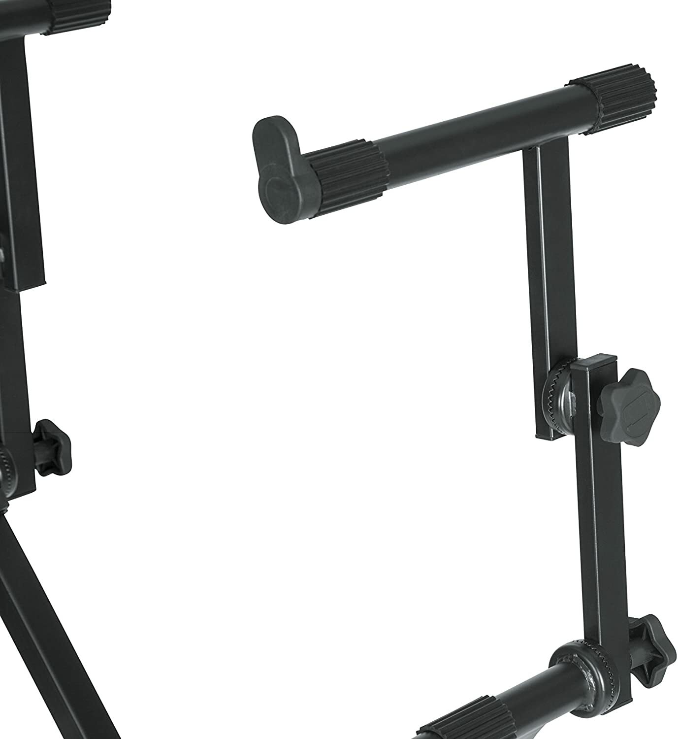 Gator Frameworks Deluxe Two Tier X-Style Keyboard Stand with Adjustable Height