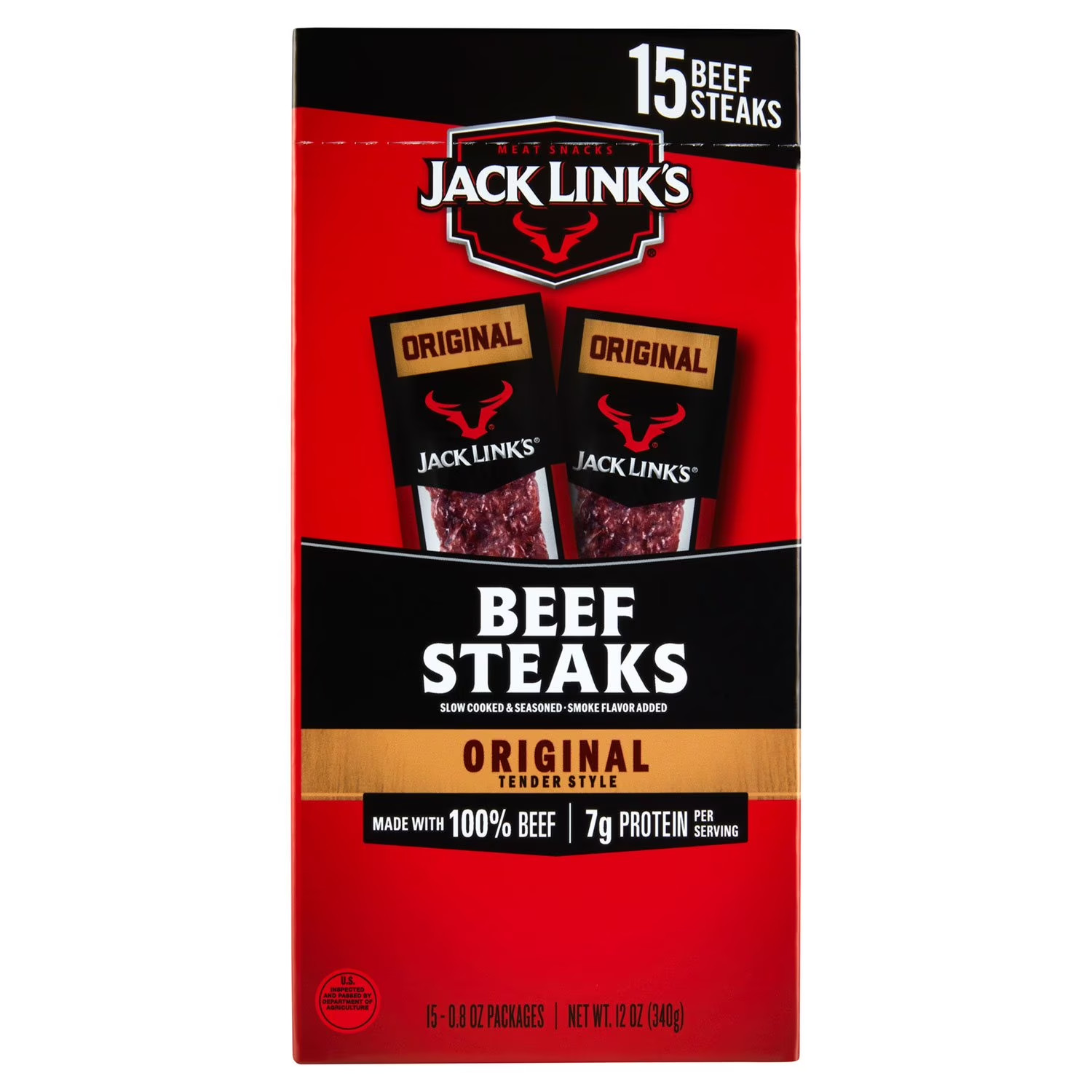 Jack Link’s Original Tender Style Beef Steak 15 Pack Jerky