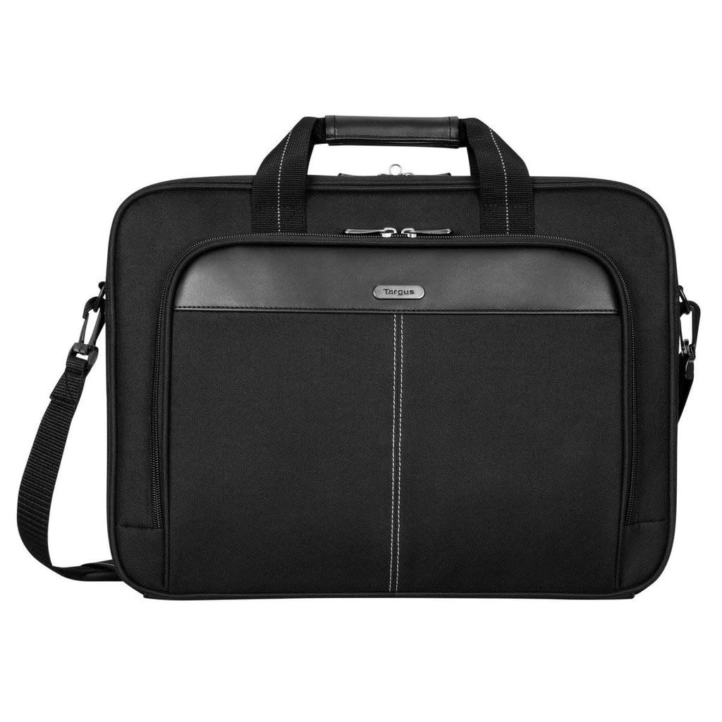 Targus 15-16 Inch Classic Slim Laptop Bag, Black - Ergonomic 16 inch,