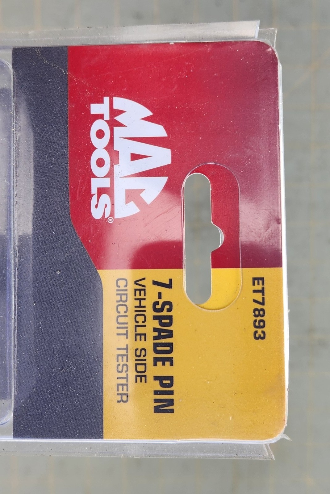 Mac Tools ET7893 7 Flat Pin Trailer Plug Wiring Tester Test Light