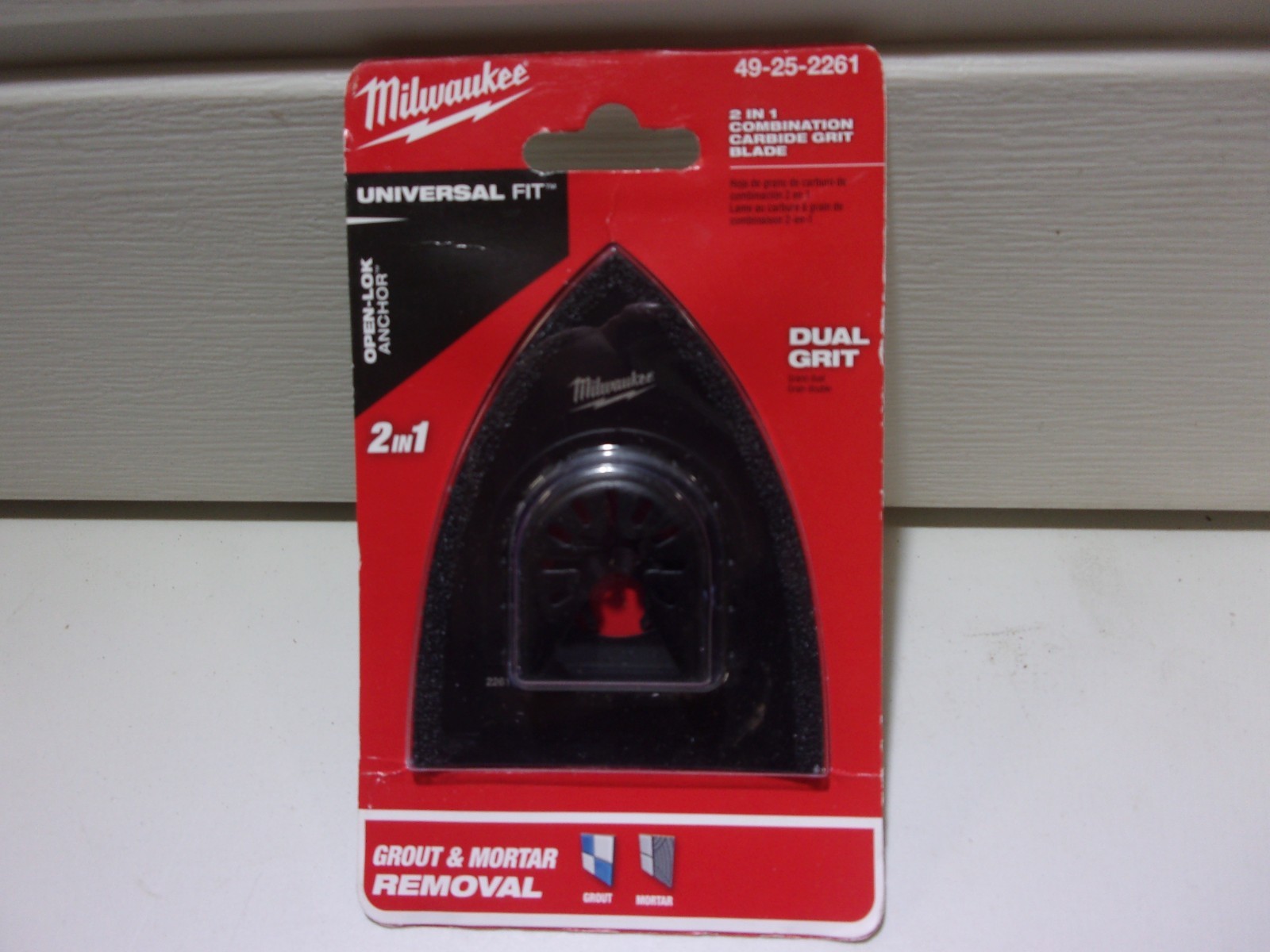 MILWAUKEE MULTI-TOOL BLADE FOR GROUT/MORTAR REMOVAL  # 49252261  ..