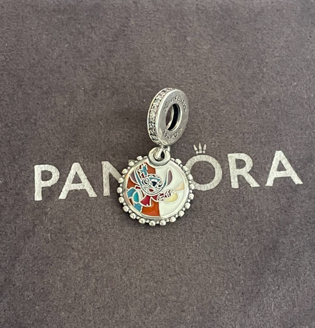 Pandora Cruise Line Exclusive Pirate Stitch Charm S925 Sterling Silver Jewelry