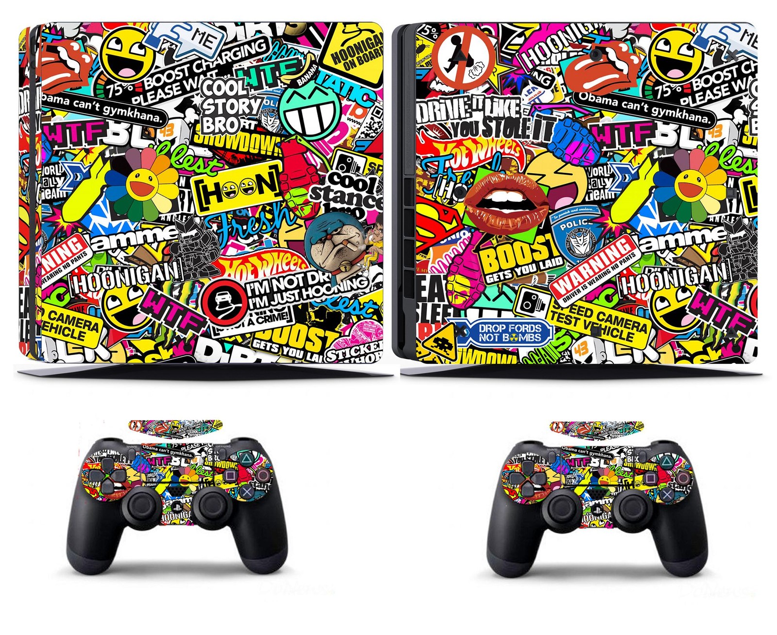 Bombing N262 Vinly Skin Sticker Cover for Sony PS4 Slim PlayStation 4 SLIM