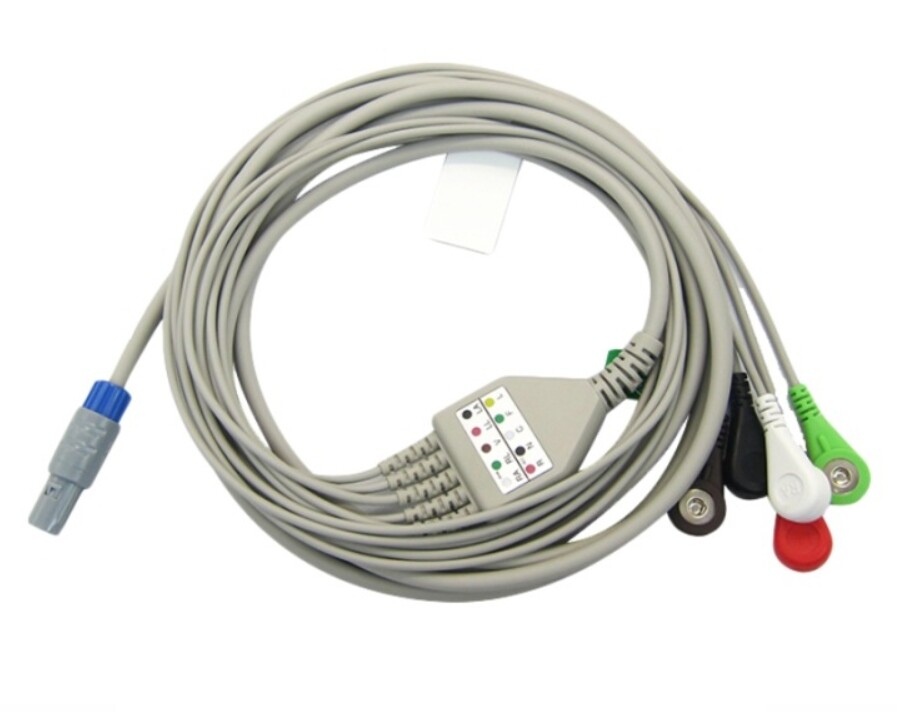 6Pin ECG Cable For Creative UP-8000 UP-6000 PC-9000 9000C PC-5000 M9 EKG Monitor