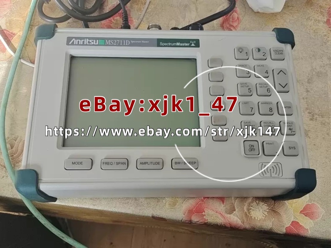 Anritsu MS2711D Color Portable RF Spectrum Analyzer 100kHz to 3GHz