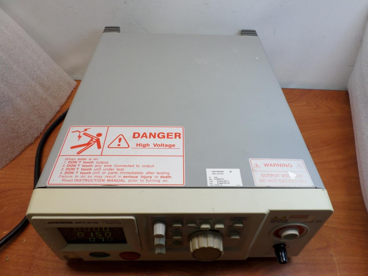 GW Instek GPT815 Electrical Safety Tester
