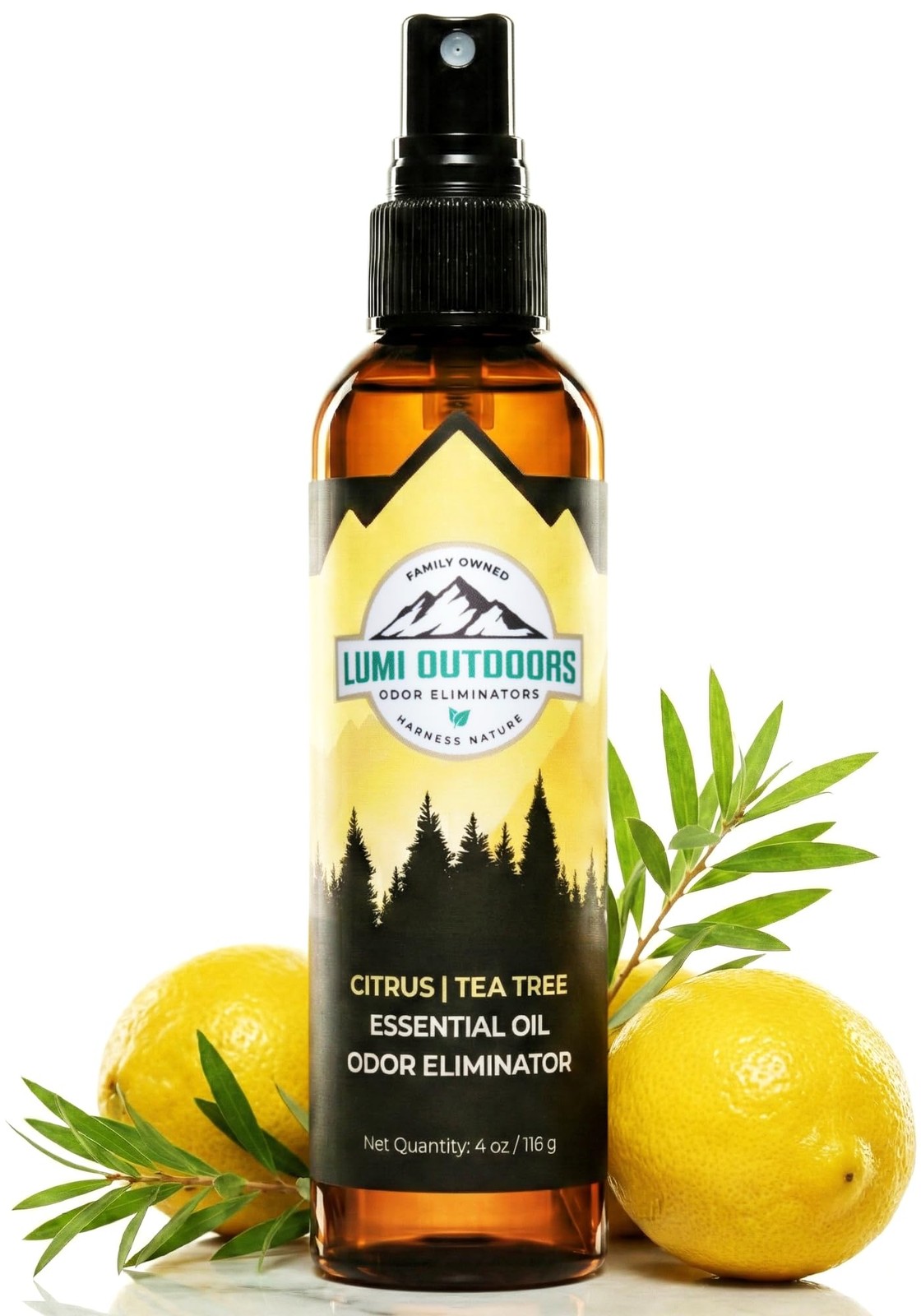 Lumi Outdoors Natural Shoe Deodorizer Spray & Odor 4 Fl Oz (Pack of 1)