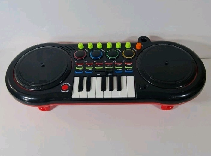 Bontempi DJ Mixer Composer Vocals Connect to Phone MP3 Mic Headphones Working