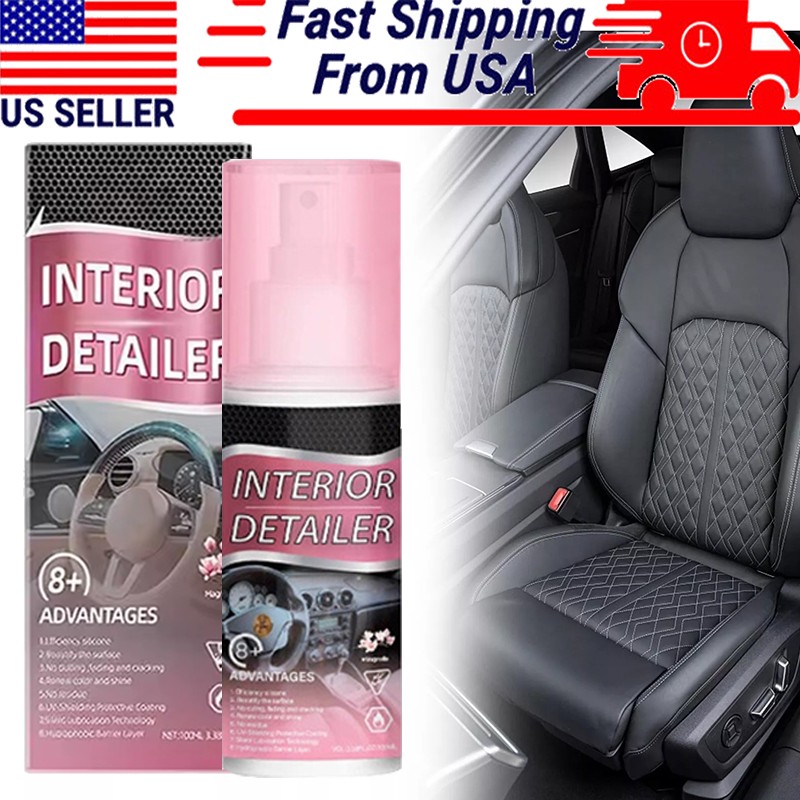 Car Interior Cleaner, Vehicle Interior Polish Interior Detailer Spray~2026 NEW