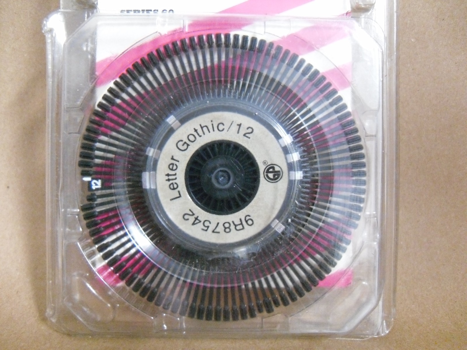 Xerox 9R87542 Gothic 12 Memorywriter Plastic Printwheel For Typewriter /Printer