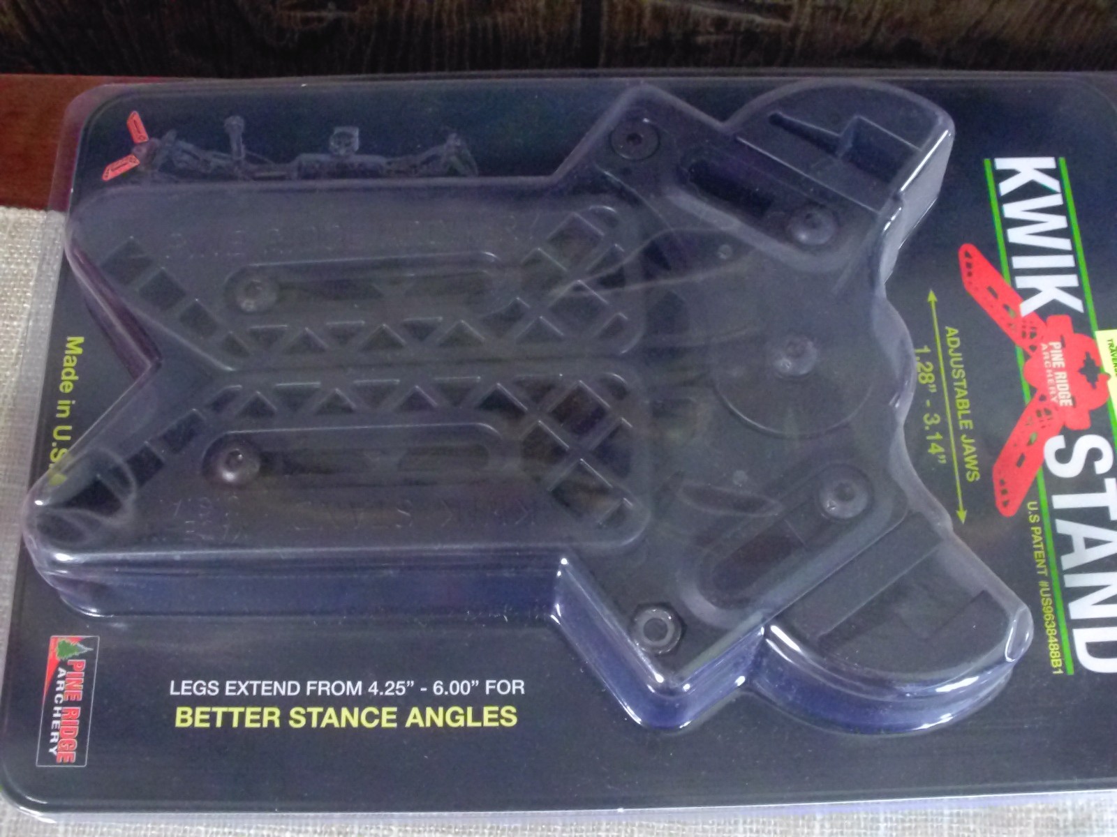 Pine Ridge Archery Kwik Stand Bow Kickstand, Black