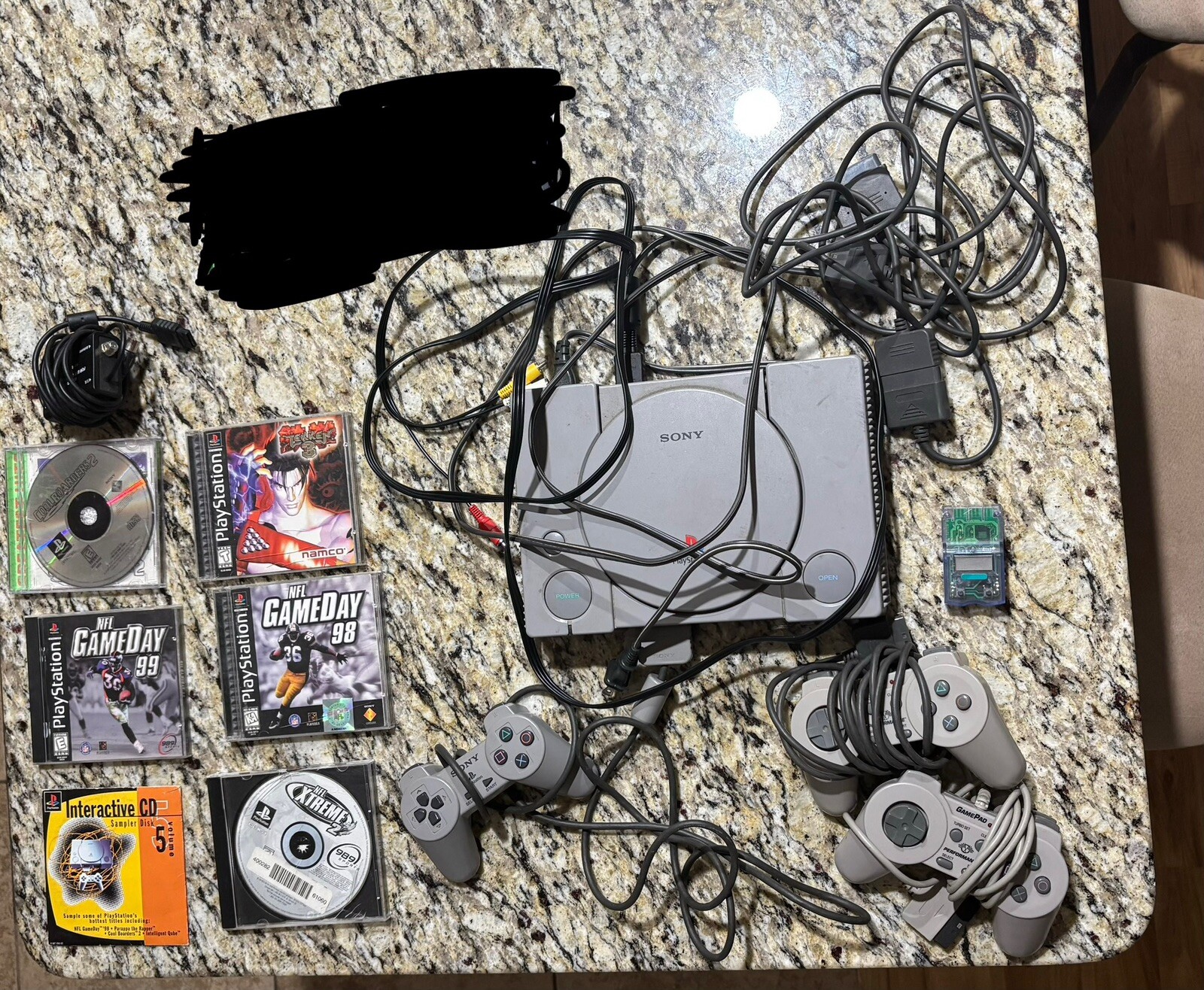 Official Sony PlayStation 1 PS1 Console Complete w Tekken Gameday Coolboarders
