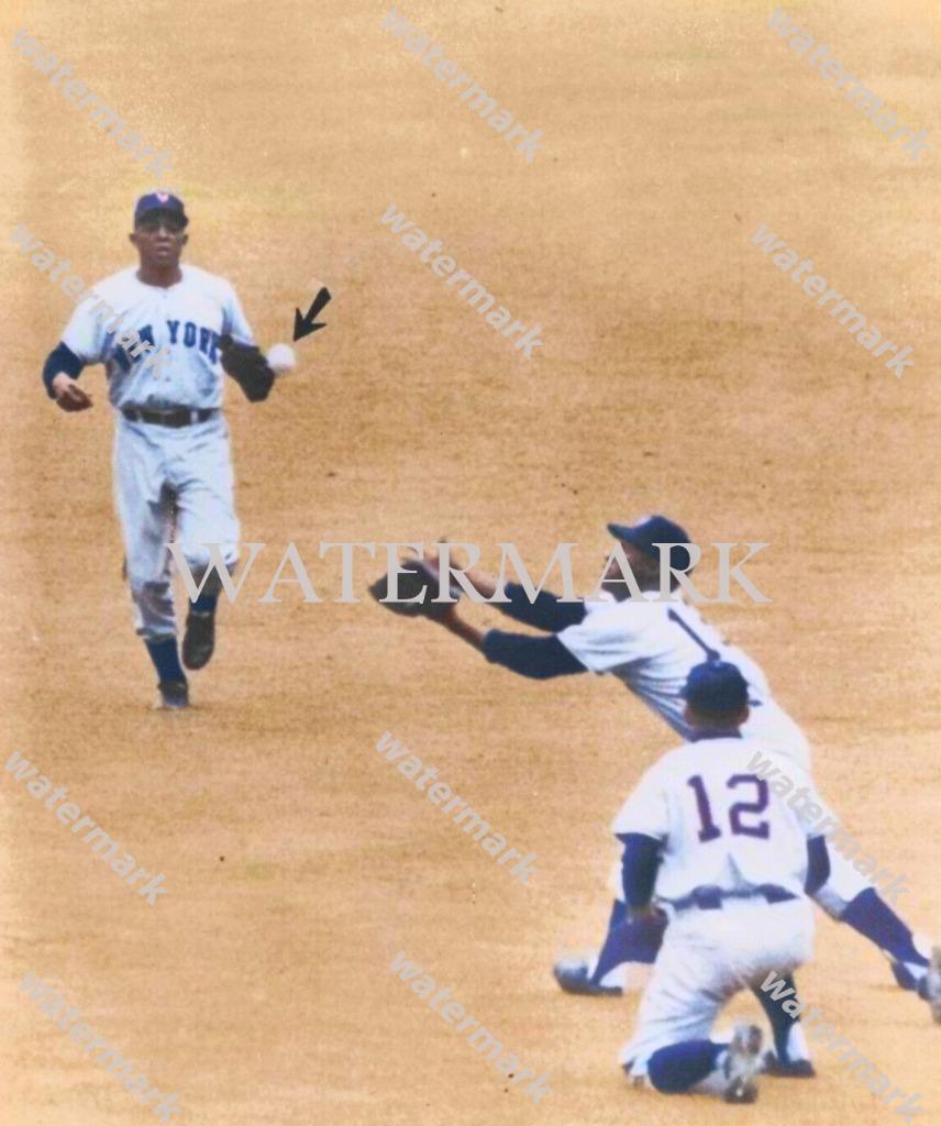 GR923 Monte Irvin -Willie Mays- Eddie Stanky NY Giant 8x10 16x20 Colorized Photo