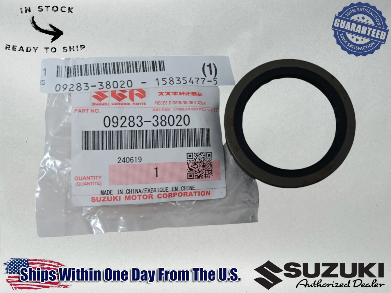 Suzuki OEM Drive Shaft Seal Tl1000R Tl1000S Vstrom 1000 Sv1000 - 09283-38020
