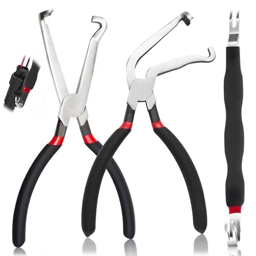 3PCS Electrical Disconnect Pliers, Straight+60 Degree Pliers+Separator