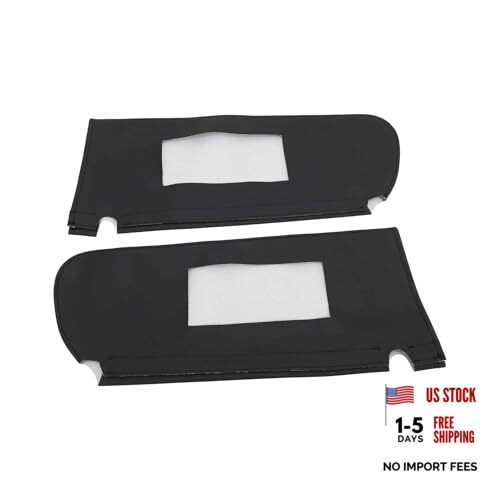 Sun Visor Cover for Chevy Tahoe 1995-1999 Left and Right Side Car Sun Black