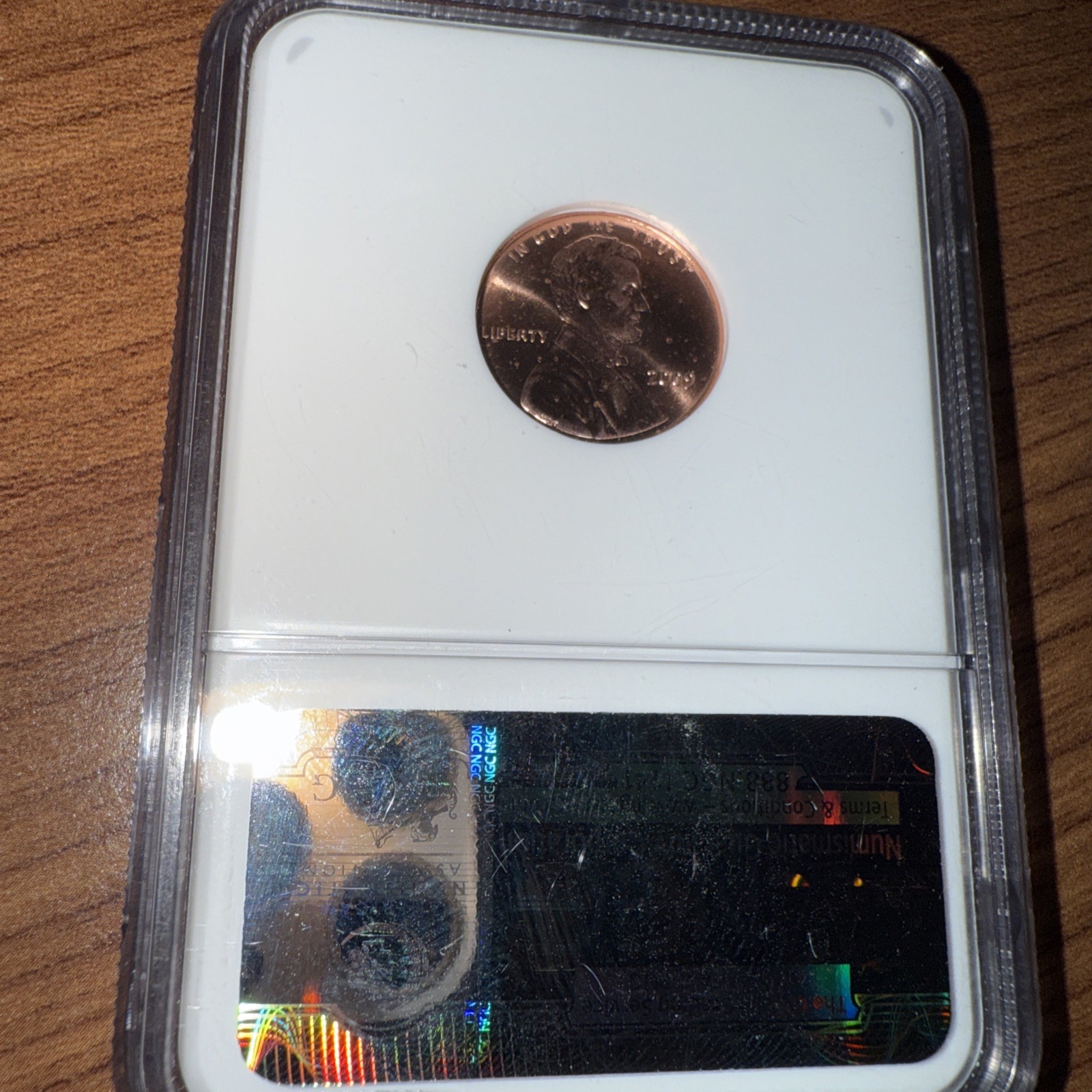 2009 NGC MS 66 RD FORMATIVE YEARS PENNY