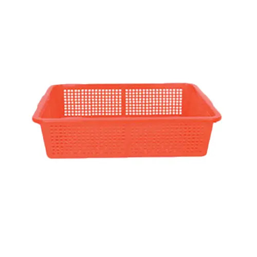 Thunder Group PLFB003 18" x 13-3/4" Stackable Plastic Collander/Basket