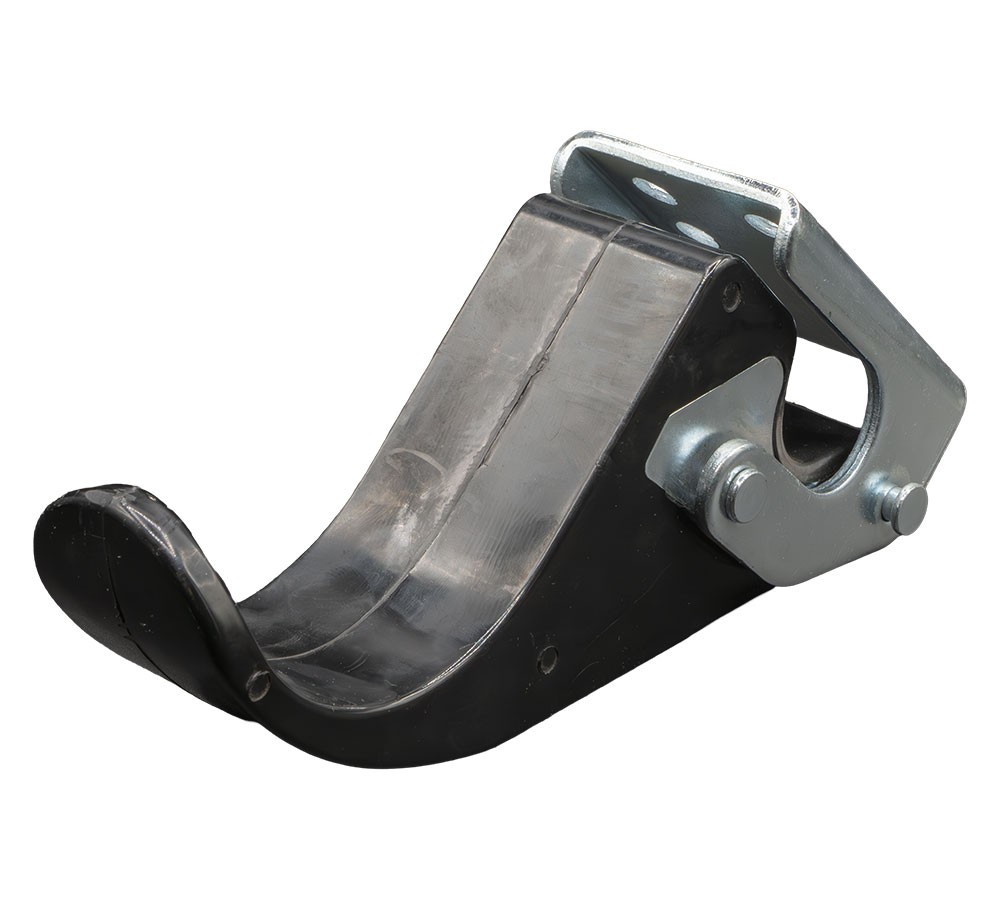 6" Rubber Upright Tarp Stop Kit w/ Easy Stop Bracket for Roll Tarp Systems