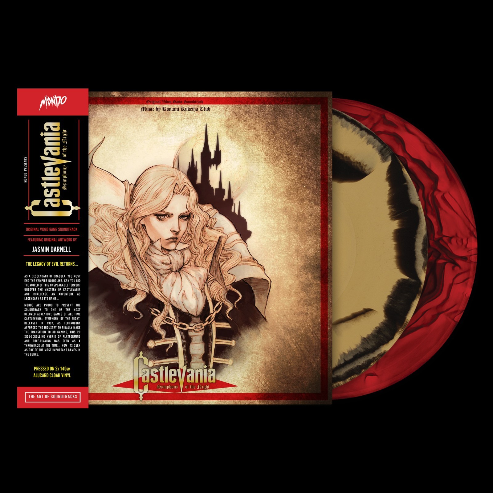 Castlevania Symphony of the Night Alucard Cloak Vinyl 2LP Record Mondo - SEALED
