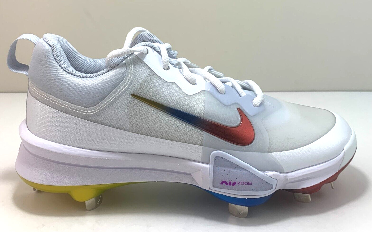 Nike Force Trout 9 Pro MCS Rainbow Baseball Cleats FB2907-106 Men's Size 7 & 7.5
