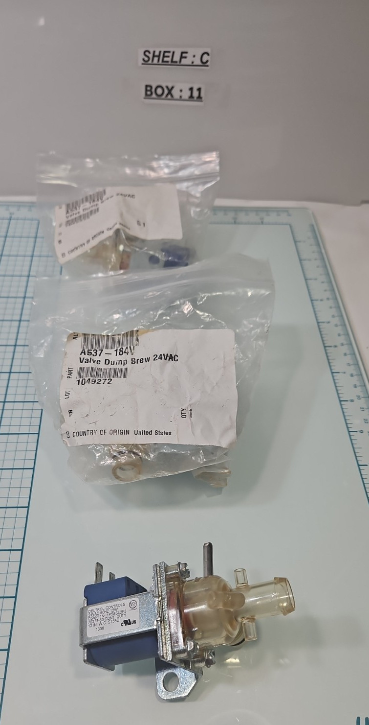 23Grindmaster A537-184V 24 VAC Vented Brew Dump Valve