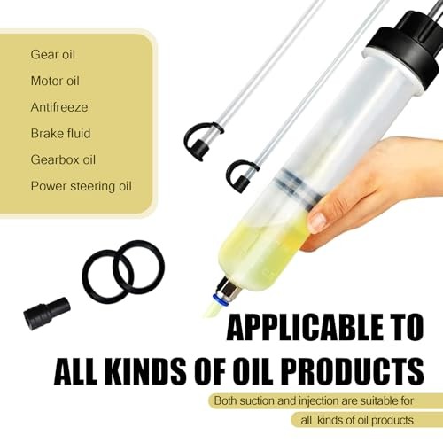 Car Power Steering Fluid Extractor, 200 CC Car Fluid Extractor Pump, Brake