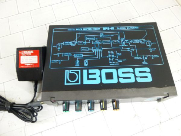 BOSS RPS-10 Digital Pitch Shifter Delay Micro Rack Effects Working w/ Adapter JP