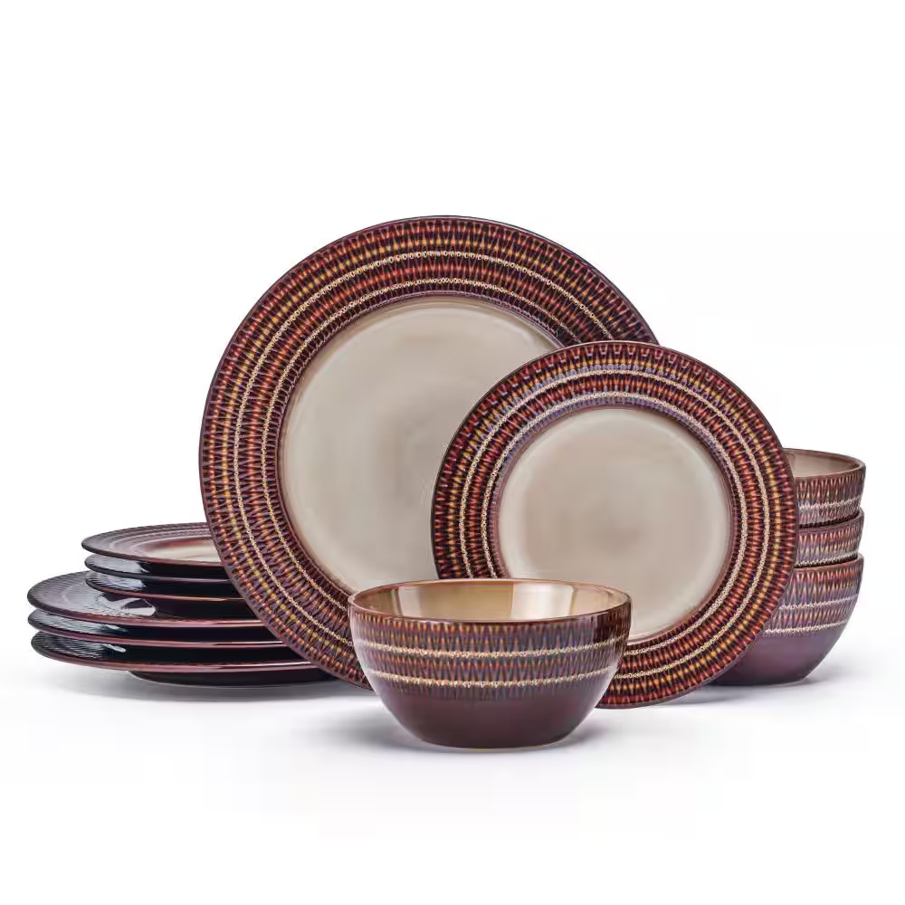 Skylar 12-Piece Stoneware Dinnerwareset