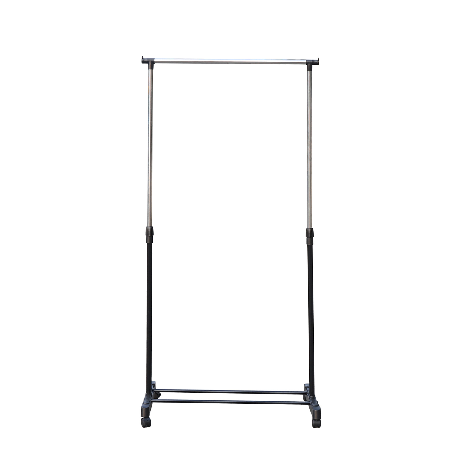 Laundry Drying Rack Clothes Storage Hanger Stand With Brake Roller Adjustable US